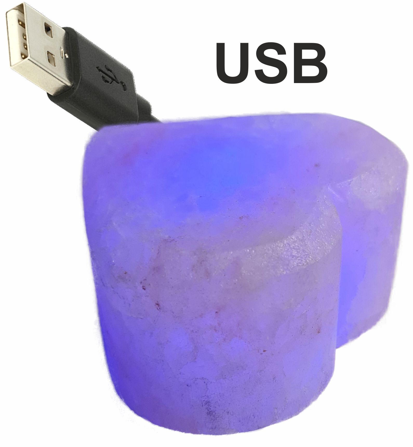 Lampa solna USB Serce Leżące